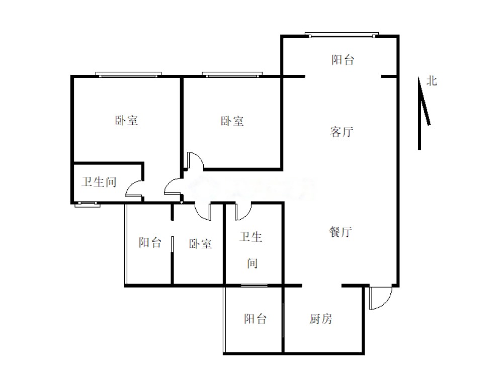 鸿宇时代,东坝鸿宇时代电梯三室两厅两卫清水房出售15