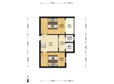 莲湖|东梆子市街小区2室1厅0卫出售|买房租房佣金全返