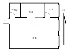 金海岸|金晖广场1室1厅0卫出售|买房租房佣金全返