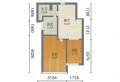 南关水岸国际 两室精装修 河景房 双气电梯房 商品房    9