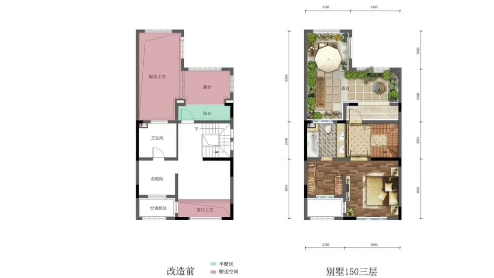 孔雀城,原值赔一半卖孔雀城别墅送大挑空 可自己搭建 有车库南花园14