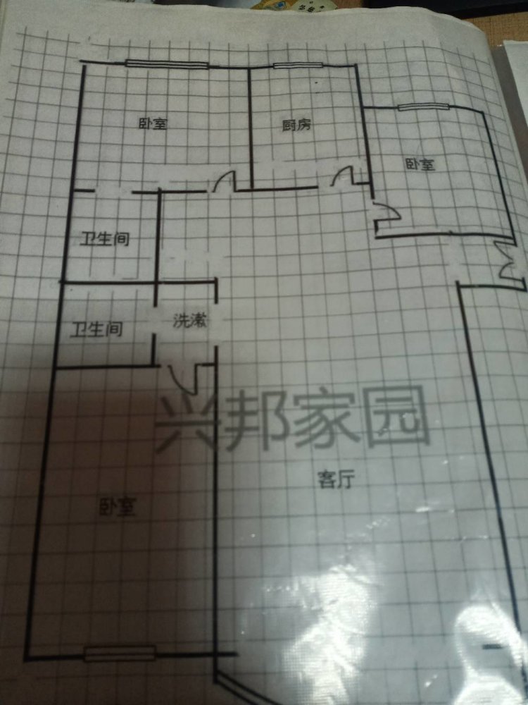 南门国际城,人民路南门国际城G座小高层3室152平 南北通透  户型方正12