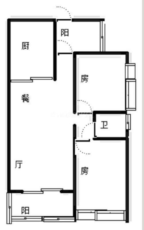 恒大山水城,二期84平大两房，已改三房！税 少。随时可看14