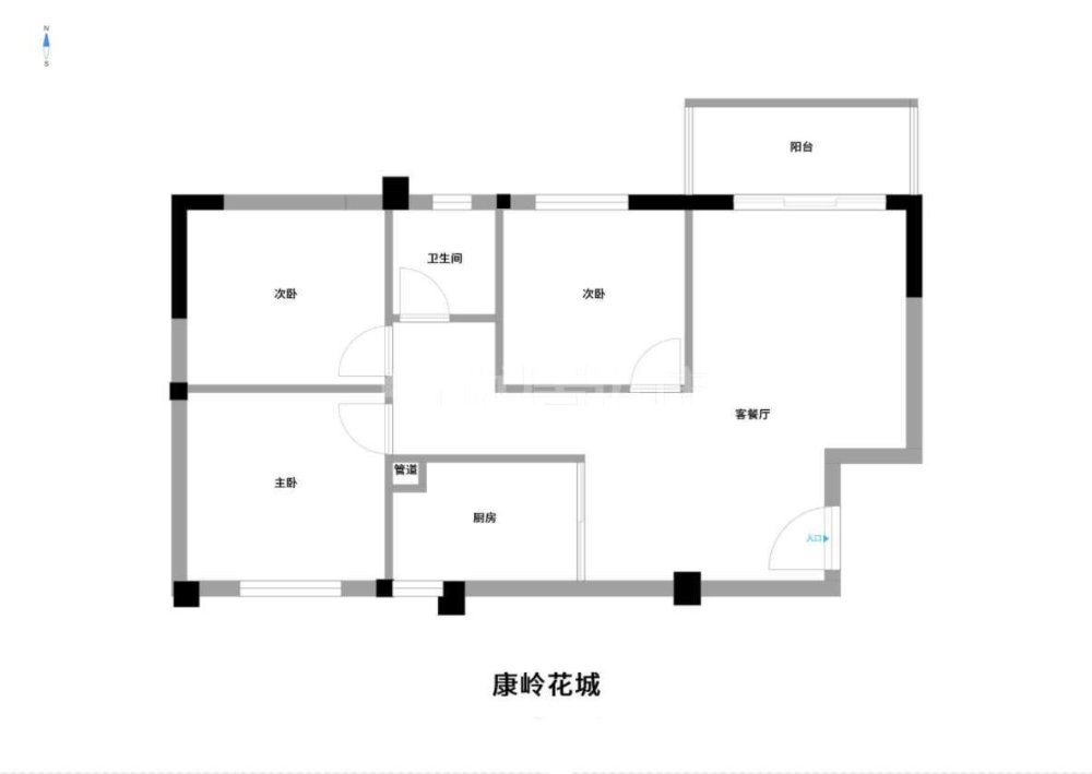 康岭花城,急卖 康岭花城三房好楼层精装配齐随时看房11