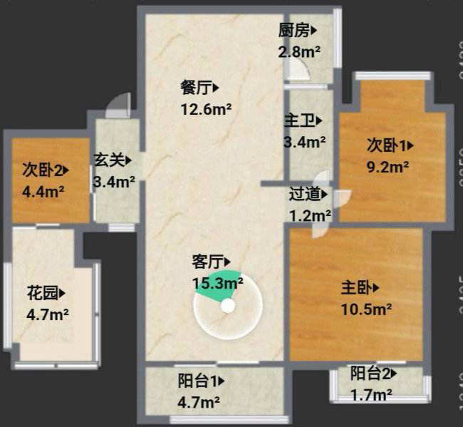 品质小区电楼小高层，一梯四户，小三房带露台，老板急到处理了-拓新香国城二手房价