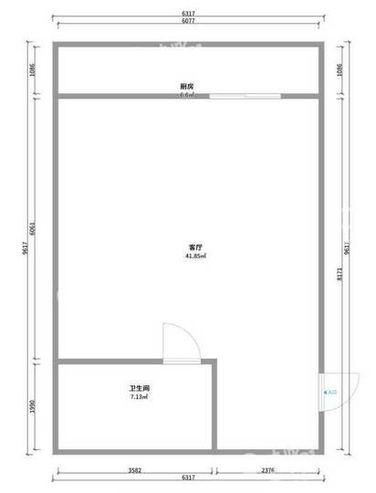 佳合苹果,五一东路 首7个 电梯一居 家具家电齐全 拎包入住 有本可分9