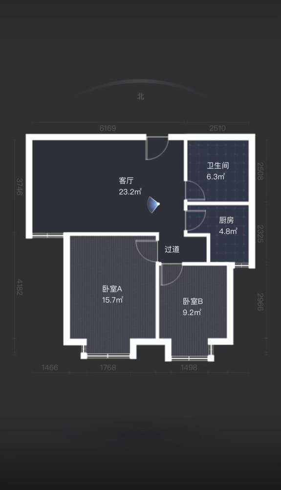 博雅盛世,豪装两室 带全套家具家电 拎包入住 大楼间距 双阳卧随时看房9