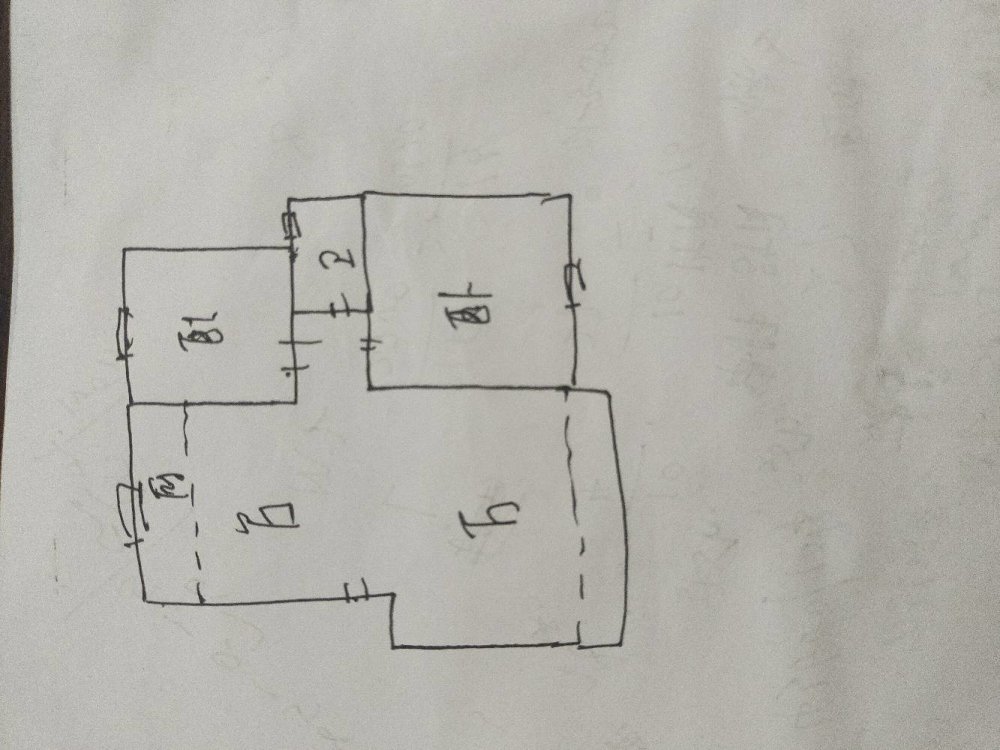 文鼎苑,带朝南车库二楼两室两厅有证出税9