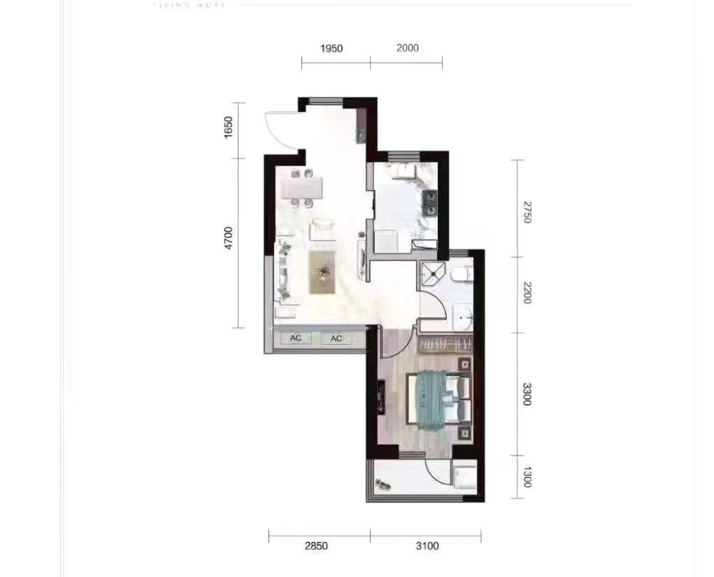 锦绣江南,又降价了）温馨一居室 全屋定制精装修 所见皆所得 随时看房10