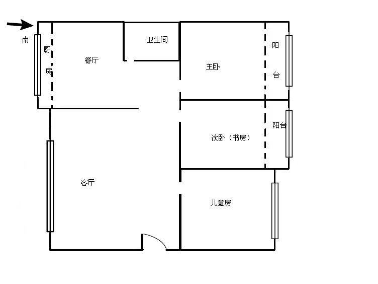 今日家园,广州市场 今日家园 大三室 南北通透 轴2小 轴2中性价比高11