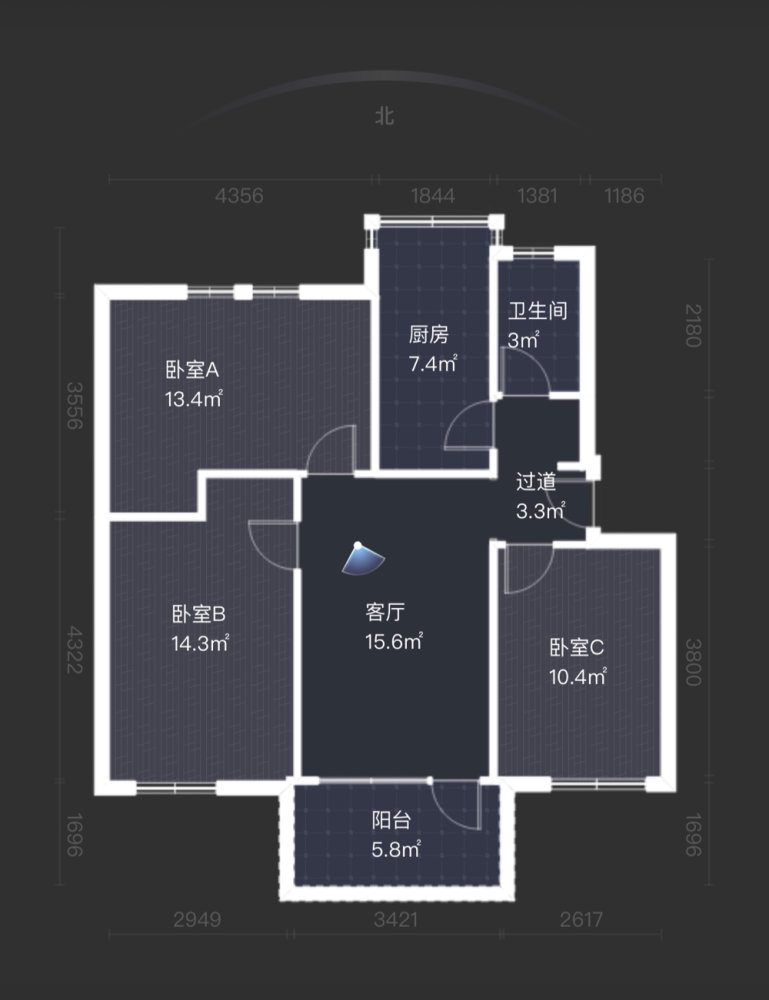 荔湾流花普通3室2厅1卫二手房出售10