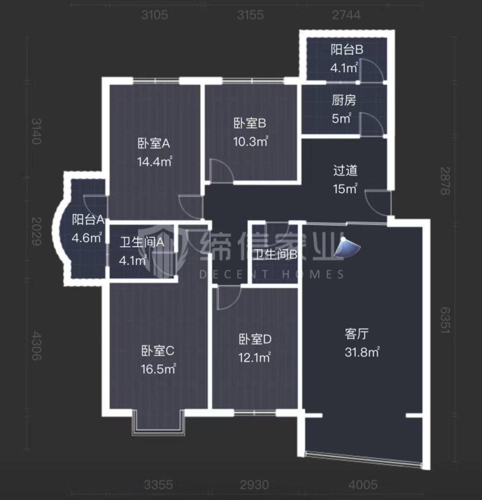 金色丽景,11边上金色丽景 边套 免接送 4室2厅 南北通 证满13