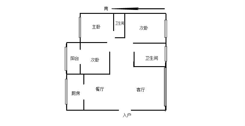 桂都明居,急售35万 英才路 桂都明居 南北通透 满五   电梯房9