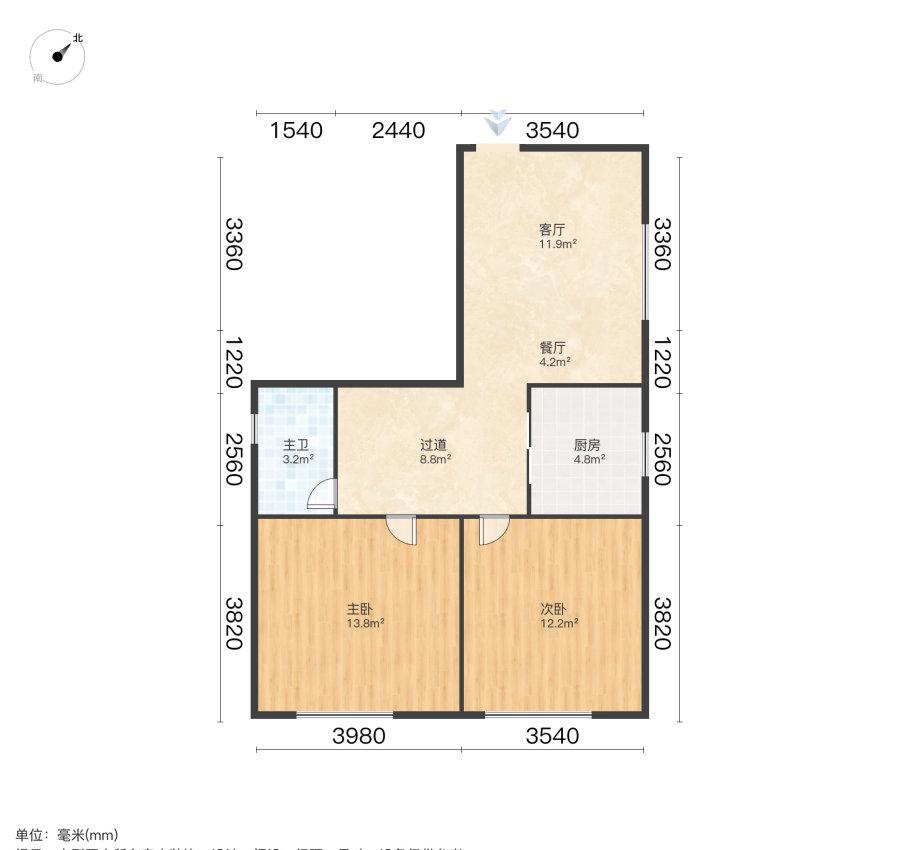 港台公寓,苗栗路地铁旁 电梯小高层 精装两房 离六中近7