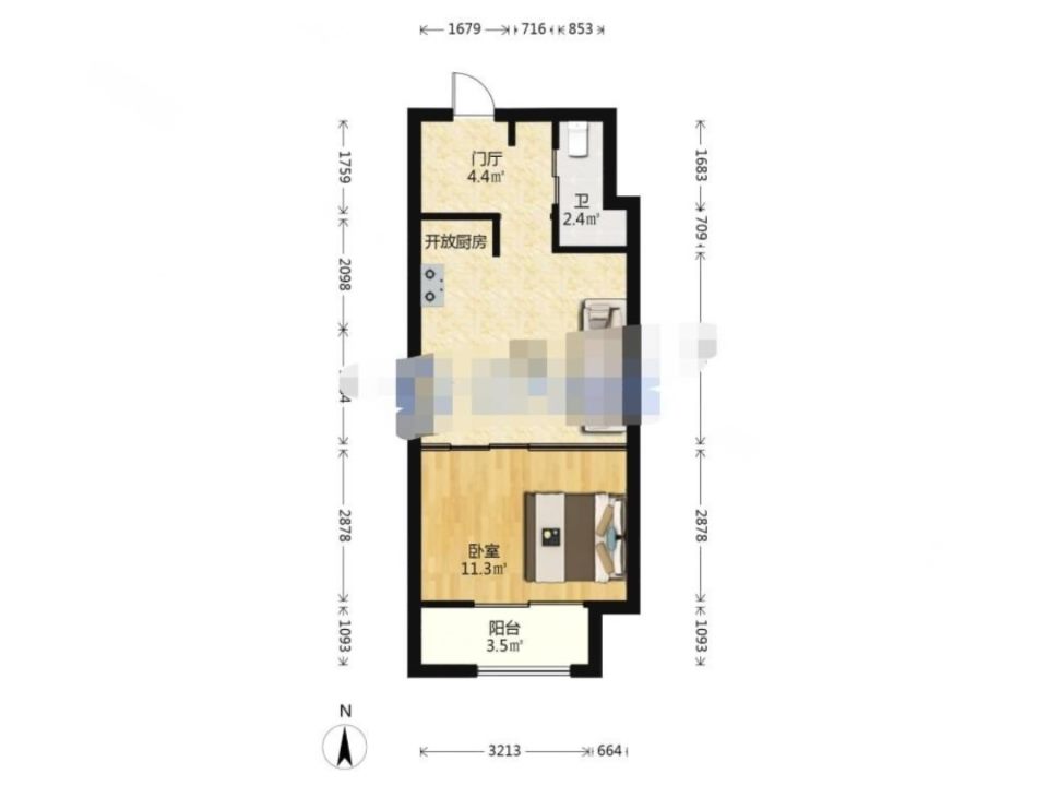 香水湾,轻小鲁外低总价，115万，商品房带装修6