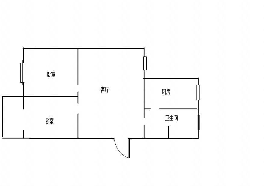 八公山新村K区,八公山新村4层70平精装 2室1厅 拎包即住 有钥匙随时看房10