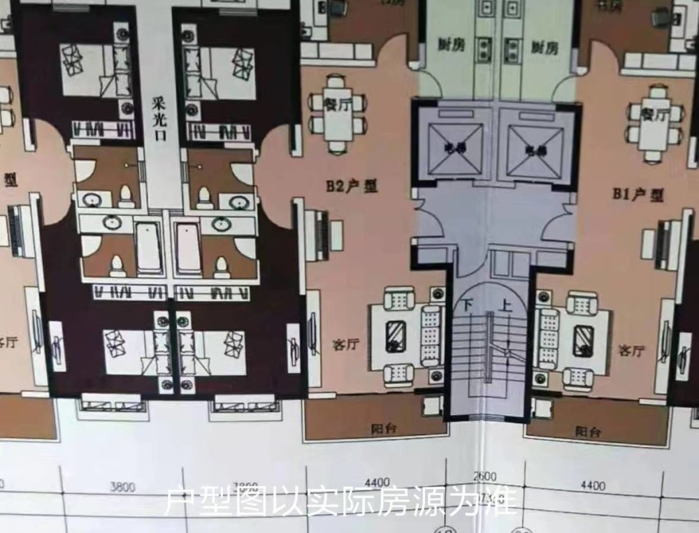 武都城东毛坯3室2厅2卫二手房出售9