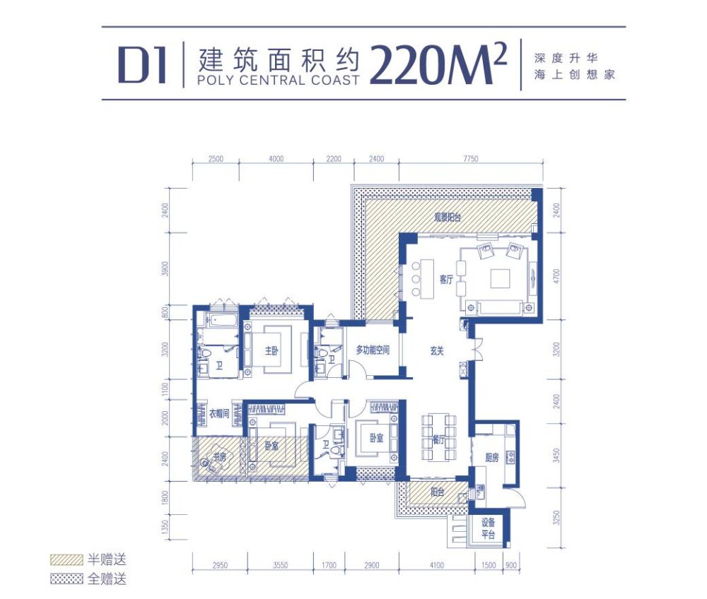 保利中央海岸,保利中央海岸四期淳境224.17平780万5室2厅3卫15