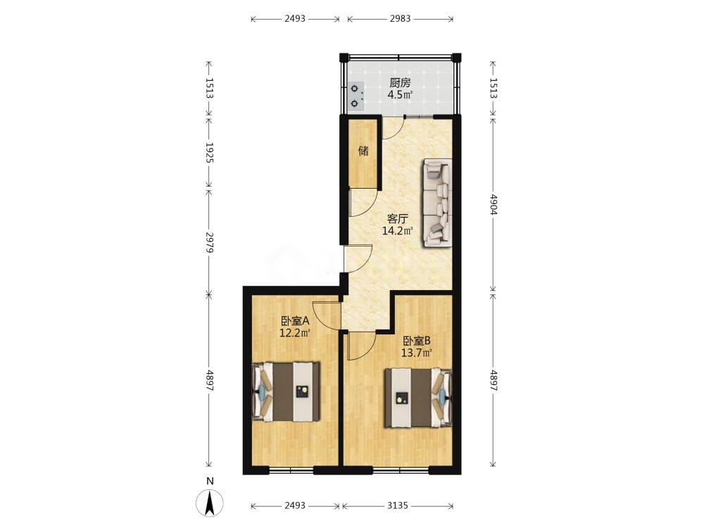 宝环社区,宝环社区 126 原始社区 楼层好 标准户型 南北通透5