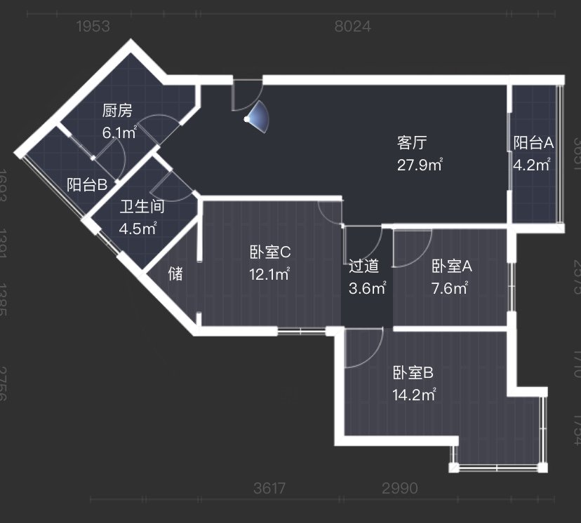 美尔雅凤凰城,八卦嘴 商业配套齐全 出行方便 板楼 满二 小三房 楼层好10