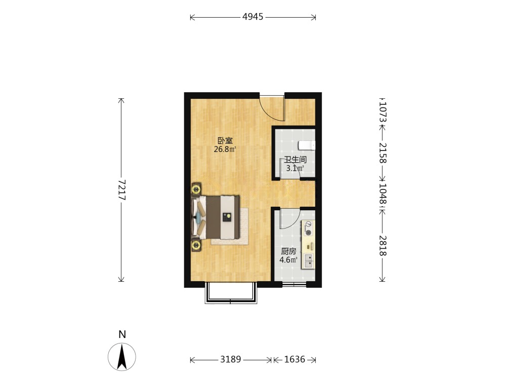 久久思达,03年建成，双气，经典户型，看房方便，朝南，唯一住宅3