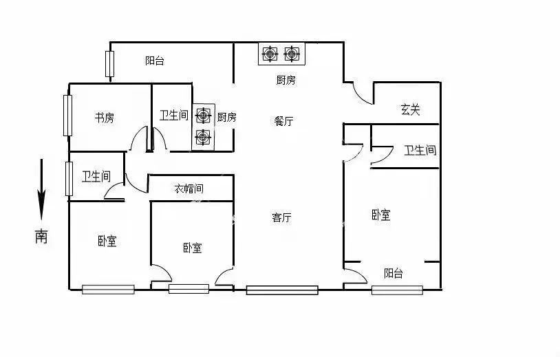 盘龙东华精装4室2厅3卫二手房出售13