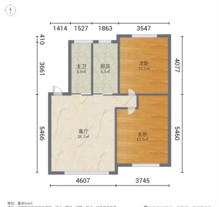 晟宝龙城市花园,晟宝龙城市花园|兴隆大街2号2室1厅1卫86.5平方米9