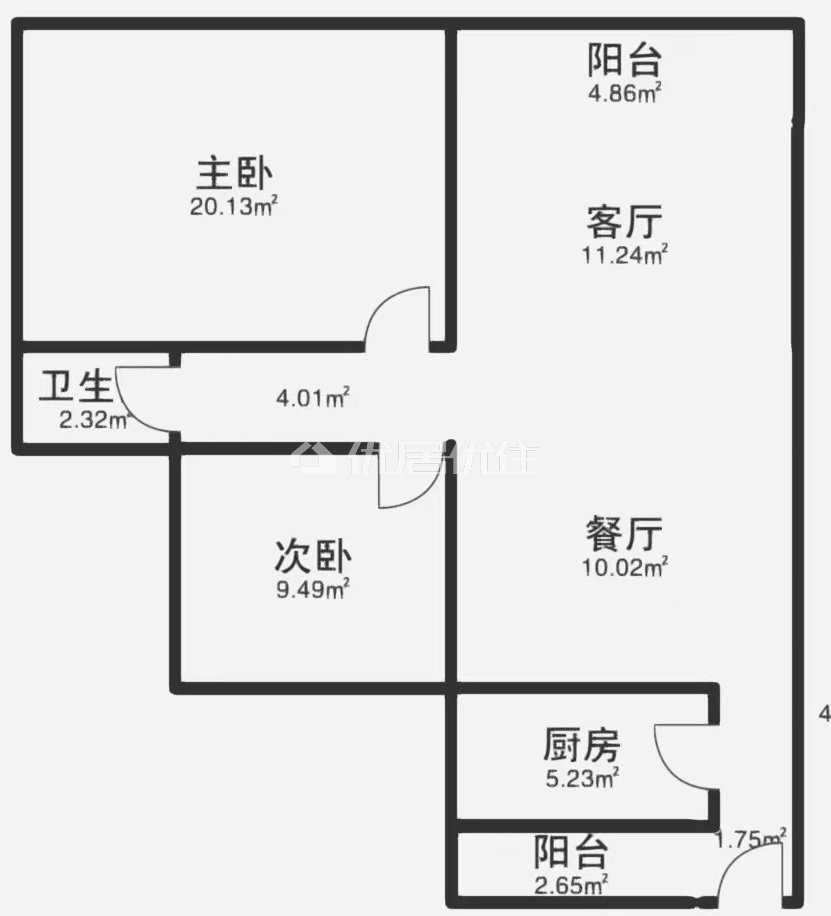 半山逸城A区,半山逸城A区 带电梯 装修好 朝南 大两房 房龄新9