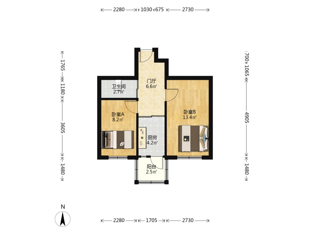 会展家园,虹桥 会展家园小区 4层 个人家装修3