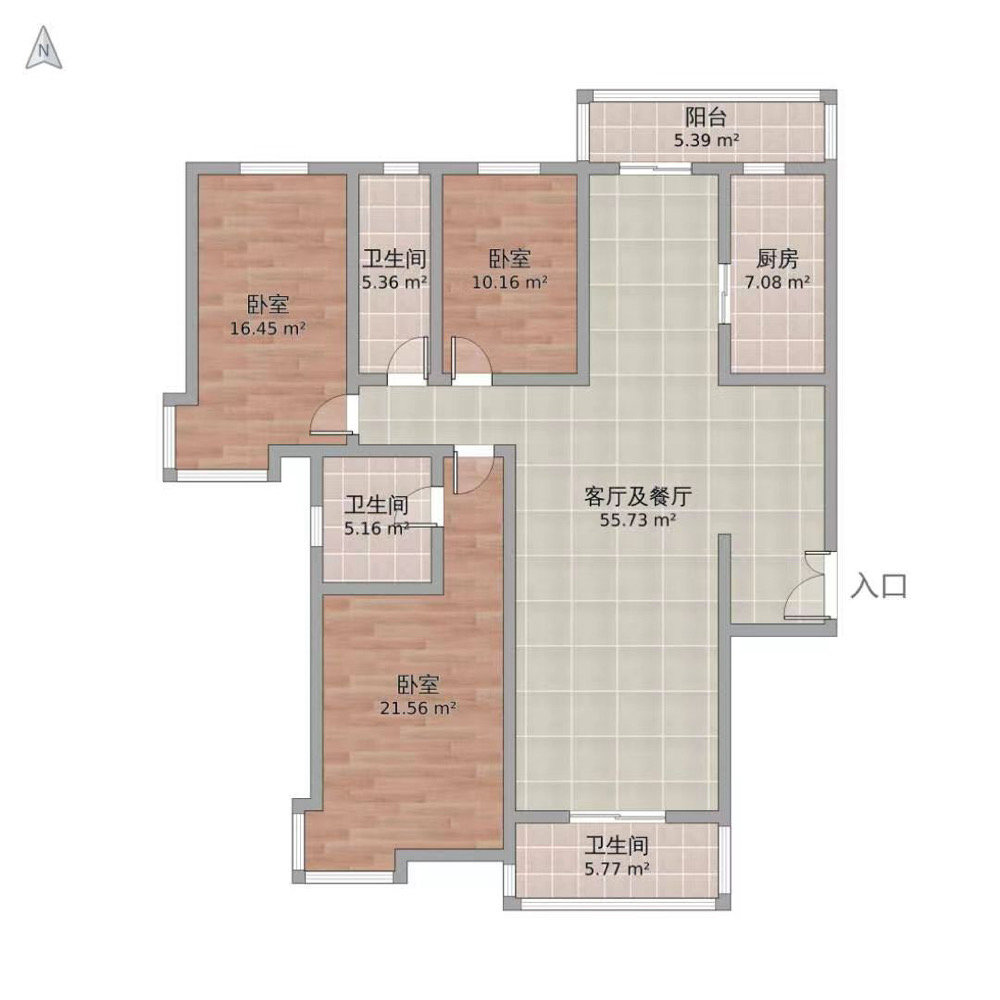 麒麟城中精装3室2厅2卫二手房出售11