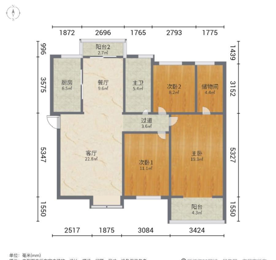 檀香园,天小 轴三中 精装修 电梯房 中间好楼层 配套齐全 环境优美11