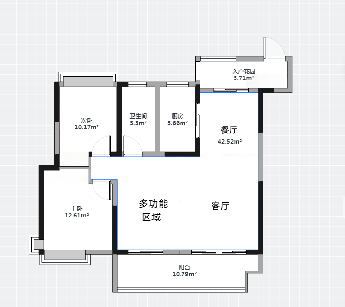 新城悦府三期,花鸟鱼虫市场旁 新城悦府三期凤凰城三房边户南北双阳台采光刺眼12