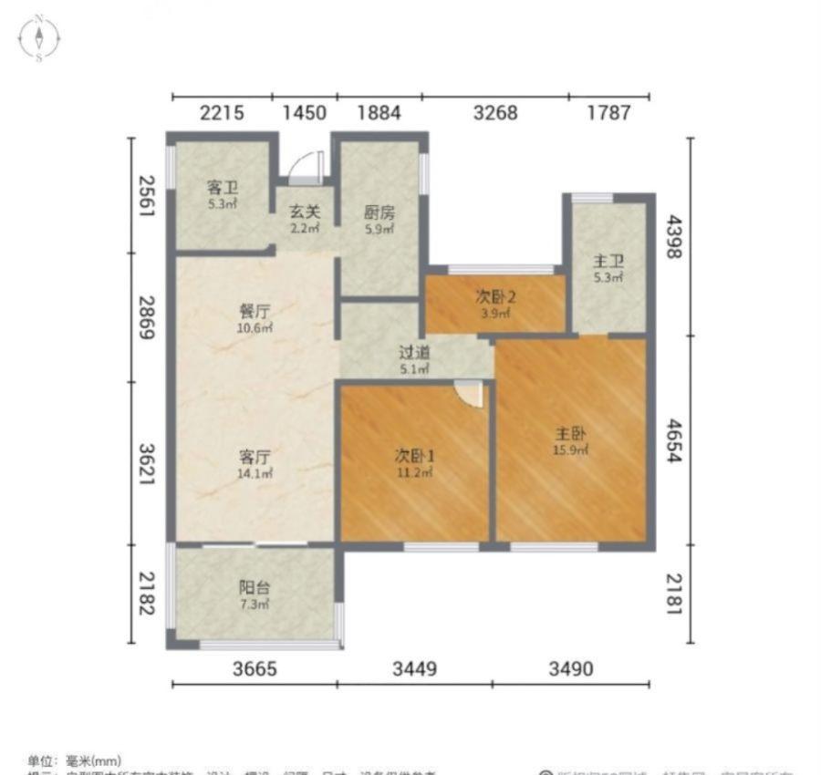 新南浔孔雀城,孔雀城自住装修丨三房 带车位可拎包入住丨近湖师  ，随时可看11