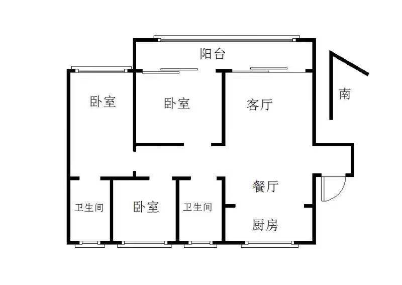 顺河府,顺和府102平四心室两厅了两卫满五  精装修。11