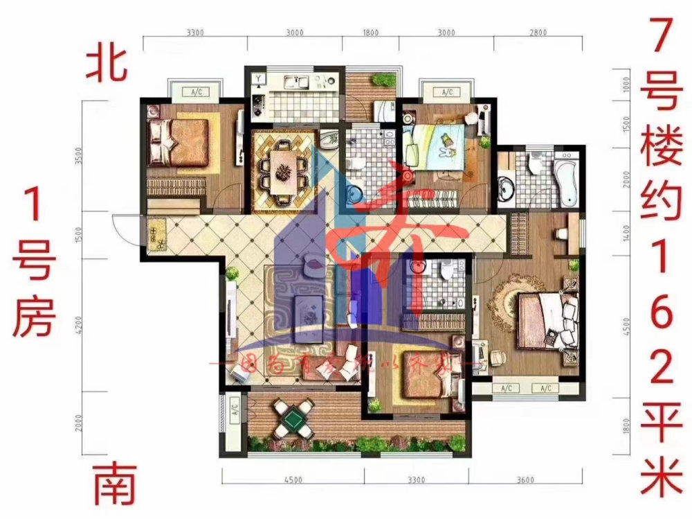 汉滨汉滨毛坯4室2厅3卫二手房出售11
