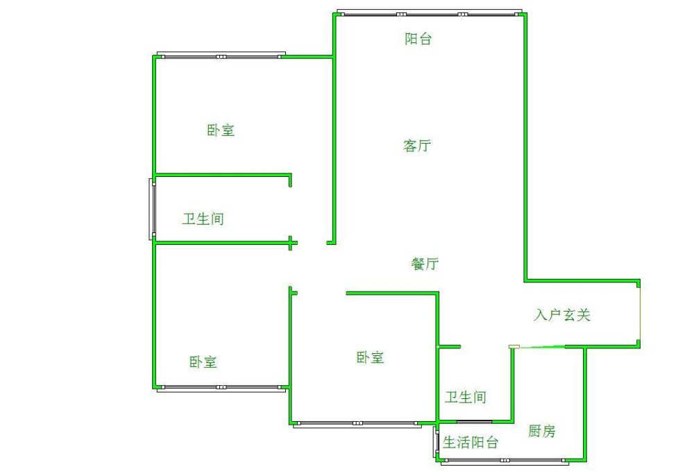 恒峰步行街,地铁口 大十字 中山西路 恒峰步行街17楼 精装大三室 可贷13