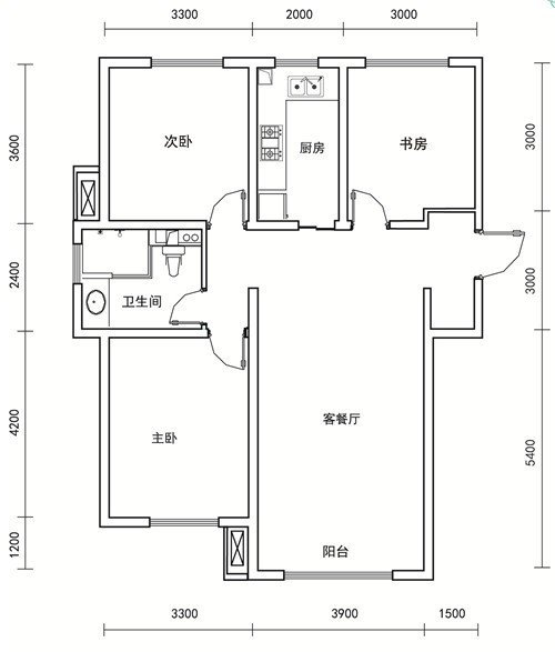 中泰雅居,中泰雅居一期 精装送晒台 产权清晰 小区新 南北通透 有电梯12