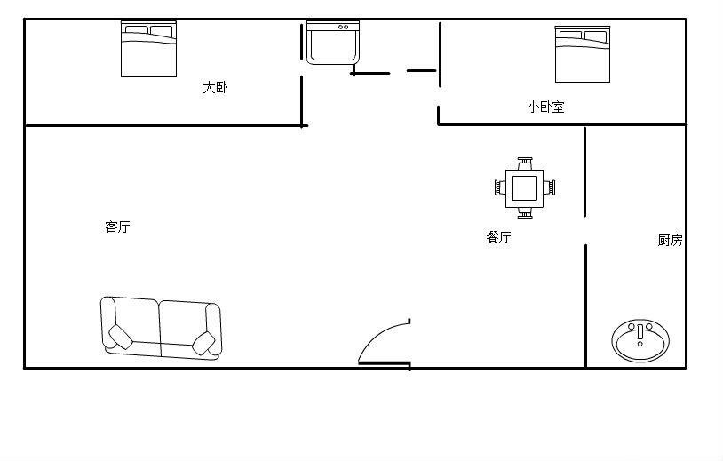 紫苑阳光,七道湾路 会展   精装2室 南北通透 拎包入住 随时看房12