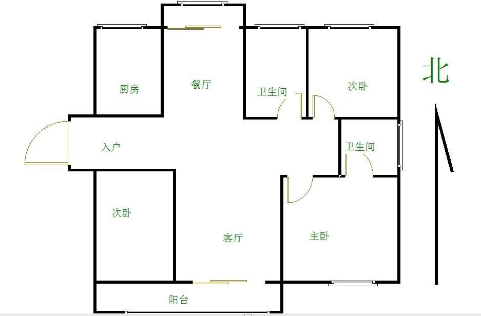 御都公园大地,首  1w 御都公园大地 经典三居室 南北通透 看房方便9