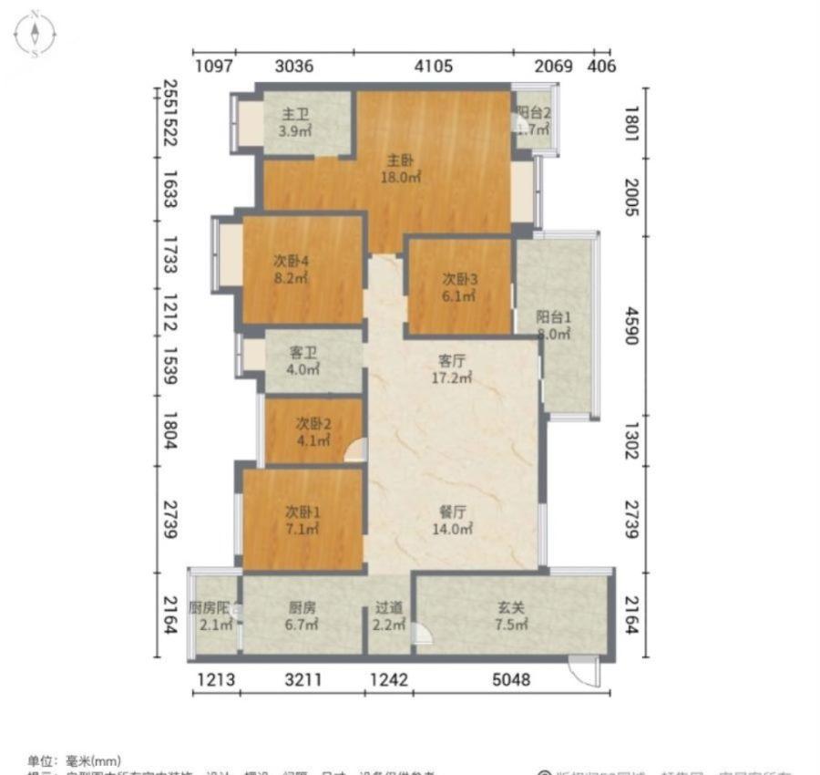 李子湖畔,李子湖畔 商品住宅 精装好房 板楼 双卫生间 南北通透15