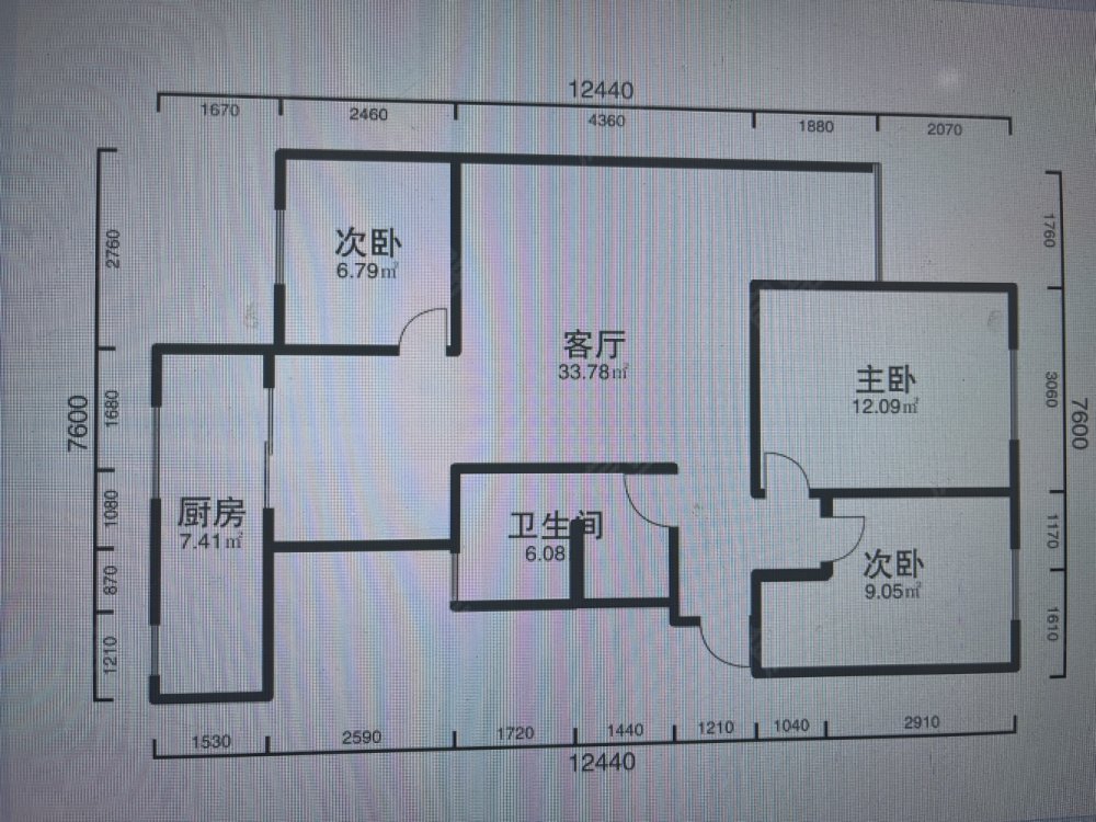 金福园,近地铁同德广场旁金福园3居室户型方正南北通透周边商圈成熟15