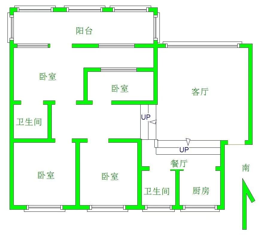 富康小区,京开道 富康小区  大四室  非顶层  临近体育场  急售12