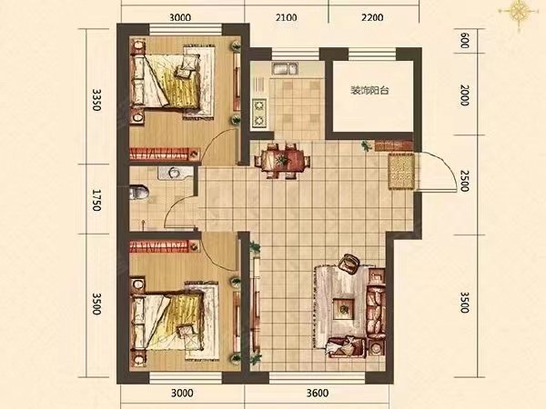 呈信朗悦盛境,河北路 创新广场上海大厦旁 呈信朗悦盛境4楼 两室拎包住13