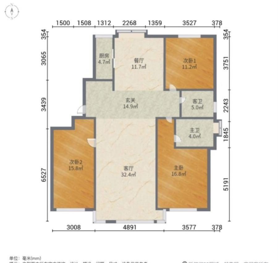 沿海智慧新城,沿海智慧新城 电梯小高 136平南北 3室2厅2卫 带车库12