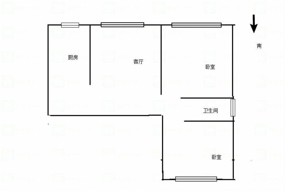 宗裕城C区,宗裕城c区电梯高层非顶，精装2室的环保材料，南北通透，阳光好8