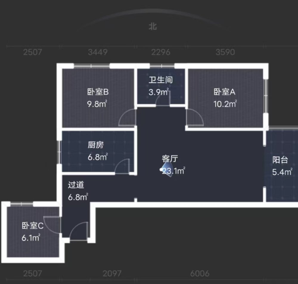 永新家园,东部电梯高层  永新家园106平 112万 3室2厅 毛坯房10