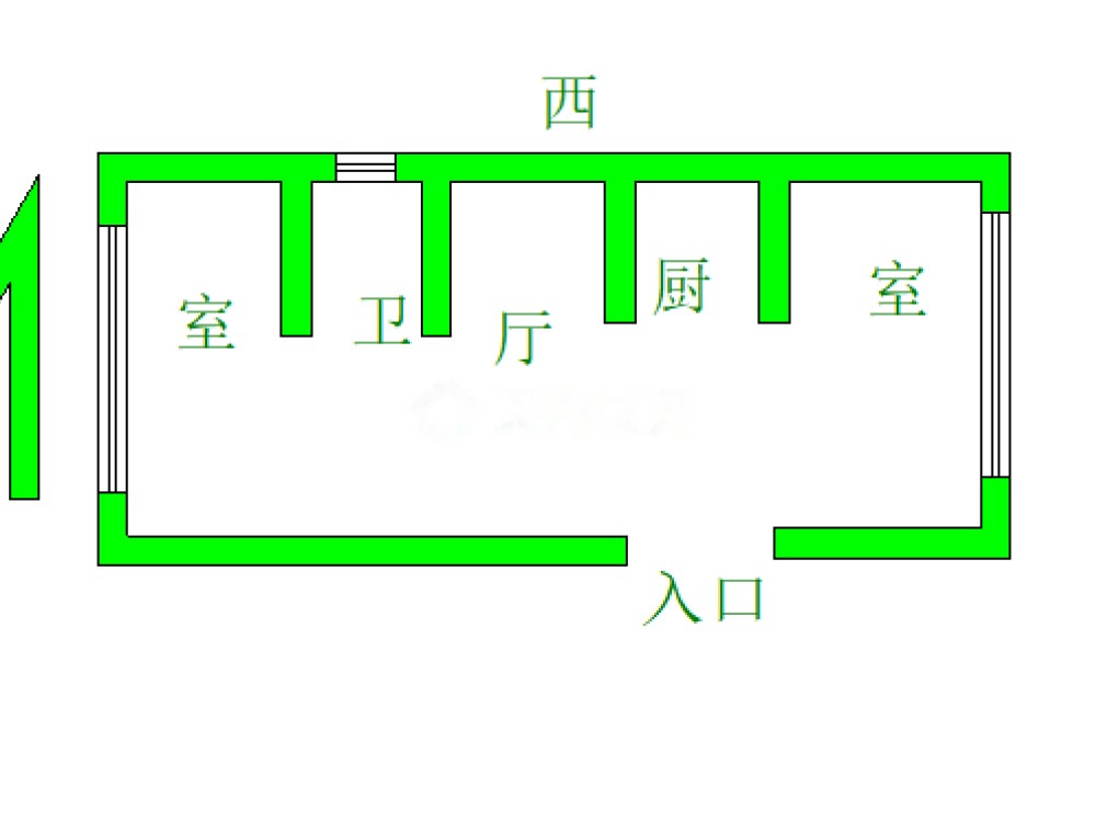 兴盛汇水湾,兴盛汇水湾 2室1厅 西6