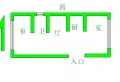 兴盛汇水湾 2室1厅 西6