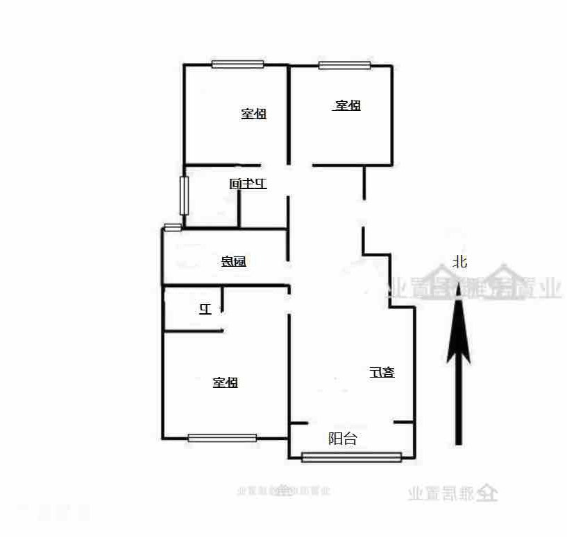 孟达国际新城B2区,！业主急卖低于30万孟达B2精装修带储藏室，南北通，一梯二户14