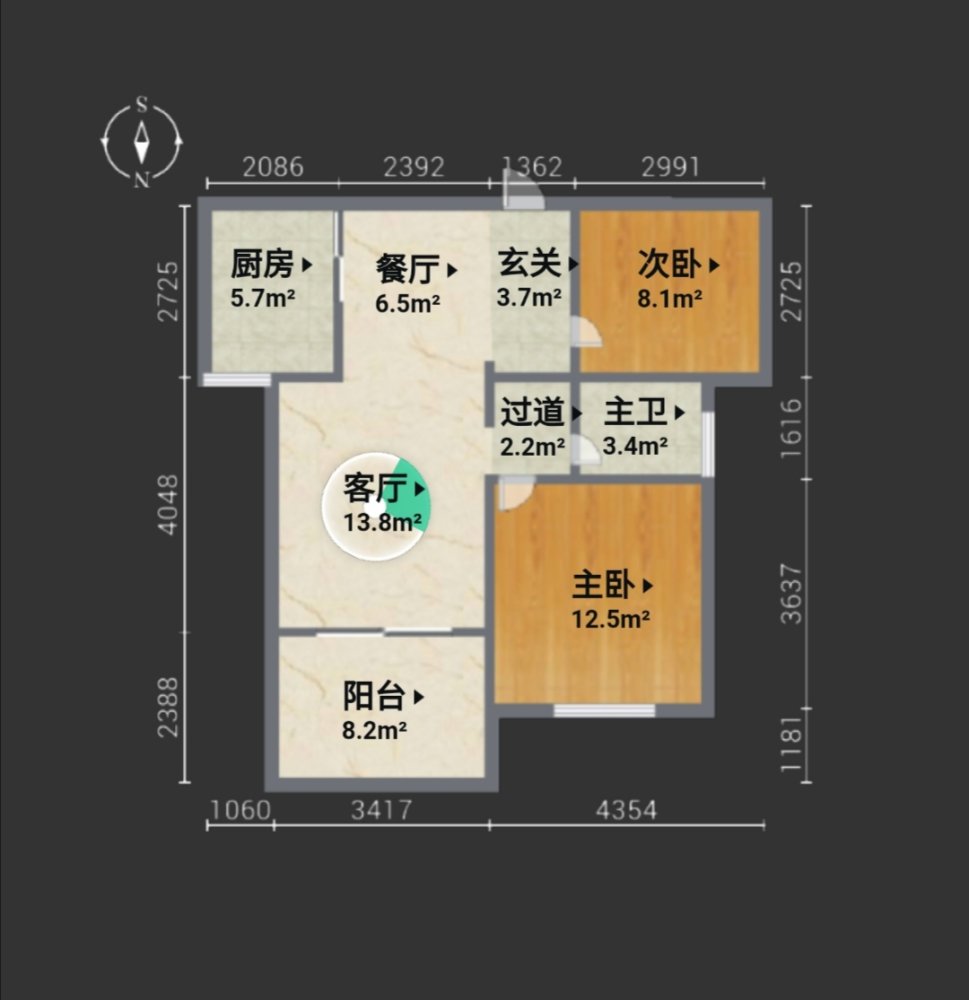 高速云水湾,精装修 中间好楼层 居住密度低 带电梯 商品房8